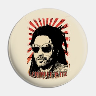 Lenny Kravitz 90s Retro Vintage Aesthetic Pin