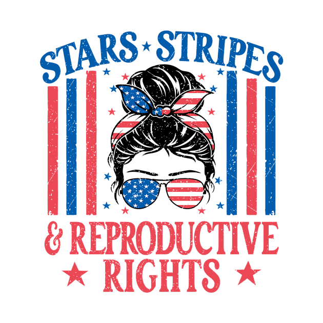 Stars Stripes and Reproductive Rights by BuzzTeeStore