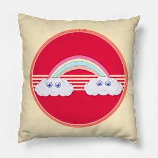 Happy clouds Pillow