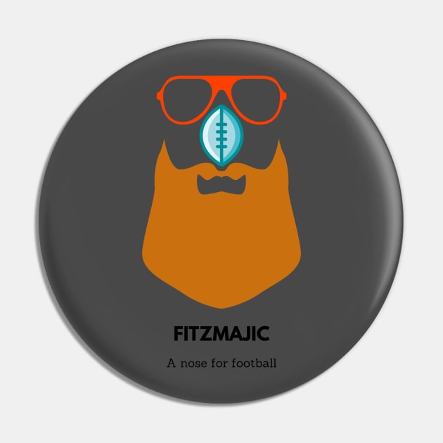 FITZMAGIC a nose for football Pin by Car Boot Tees