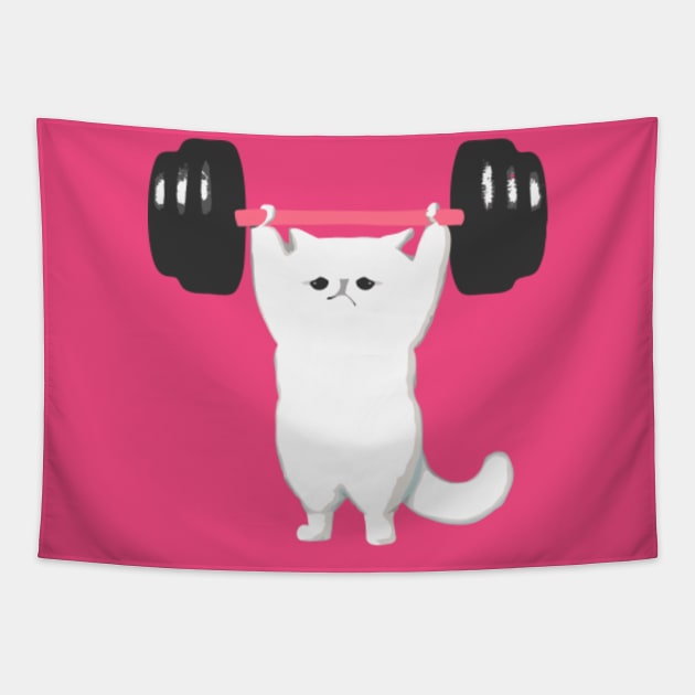 Cat Deadlift Powerlifting T Shirt Fitness Gym Lifting Weights Tee Gifts |  Poster