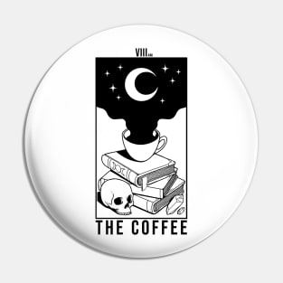 The Coffee (White) Pin