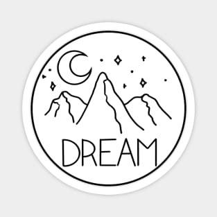 Dream Adventure Circle Magnet