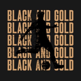 LAFC Black and Gold Soccer Player T-Shirt