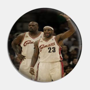 Shaquille O'Neal and Lebron James  #2 Pin