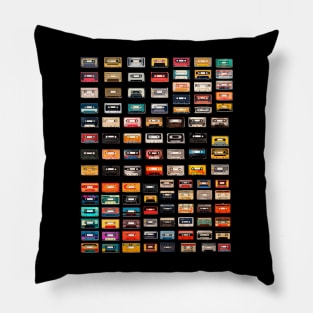 Vintage Cassettes Pillow