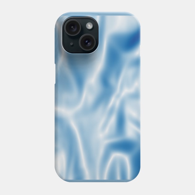 Satin blue Phone Case by Crea Twinkles