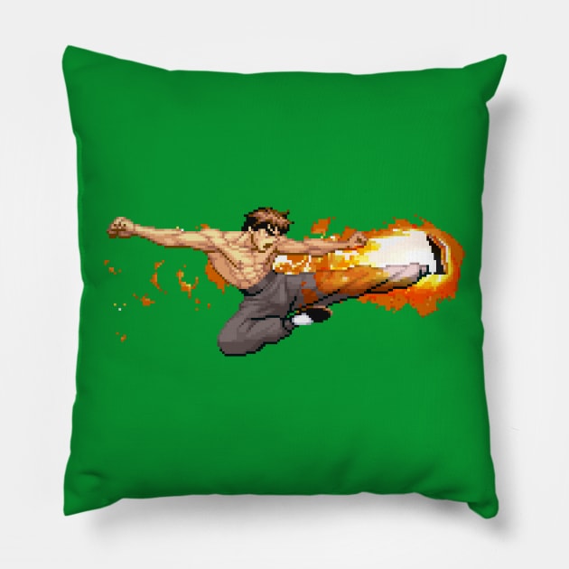 Flying Dragon Pillow by AndyElusive