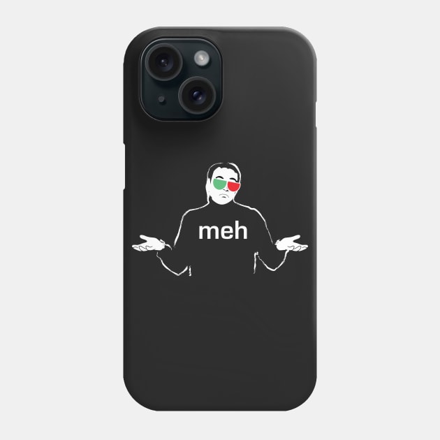 The meh ultra slacker shrugs Phone Case by atomguy