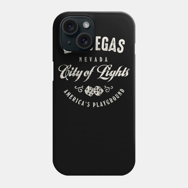 Las Vegas City Of Lights Phone Case by Designkix