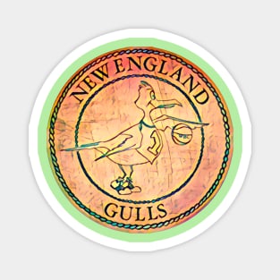 New England Gulls Basketball Magnet