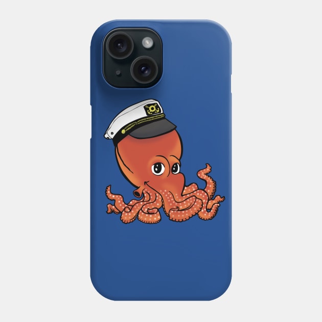 CAPTAIN OCTOPUS COLOR Phone Case by StineBrunson