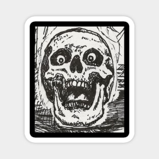 Screaming Skull Magnet