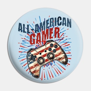 All-American Gamer Pin