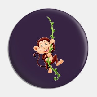 Monkey climbing Pin