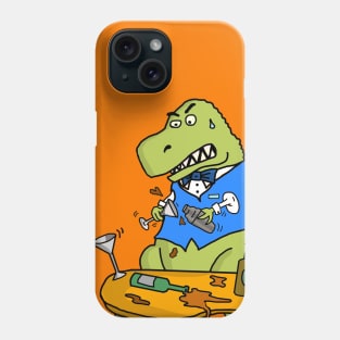 Tyrannosaurs Rex the Bartender Phone Case