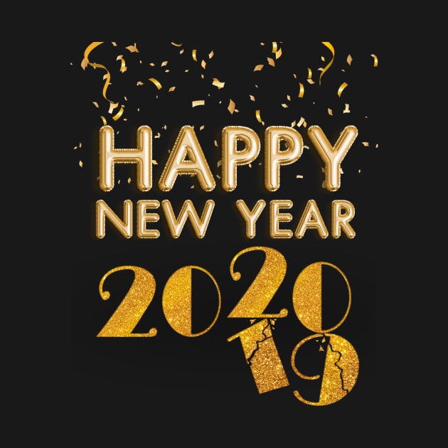 Happy New Year 2020 tee New Years Eve Party by houssem