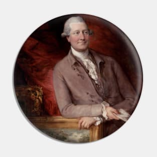 Portrait of James Christie by Thomas Gainsborough Pin