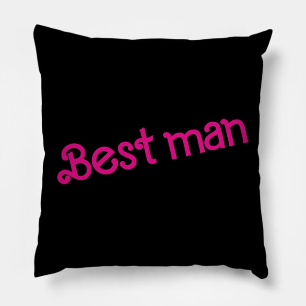 Best Man Barbie Pillow by byb