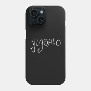 Dark and Gritty Juggalo Text Sketchy Design Phone Case