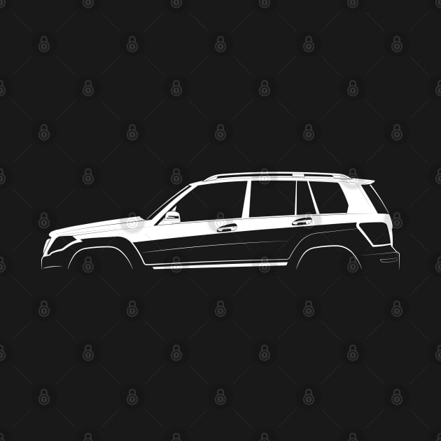 Mercedes-Benz GLK-Class (X204) Silhouette by Car-Silhouettes