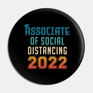 Associate of Social Distancing Graduation Pin