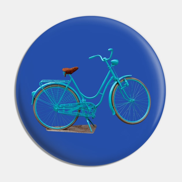 Blue Bicycle Pin by dalyndigaital2@gmail.com