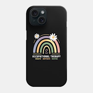 Groovy Occupational Therapy Therapists Happy OT Month Phone Case