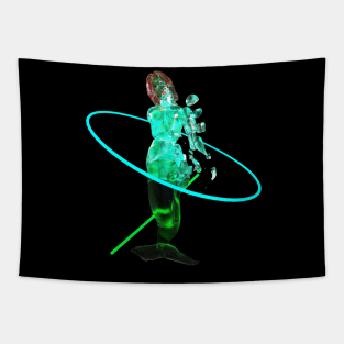 3d modeling mermaid Tapestry