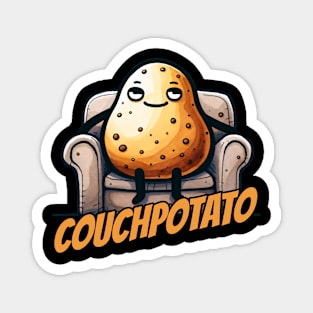 Couchpotato - Lazy TV Potato - Couch Potato Magnet