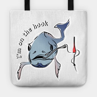 fish with hook Tote