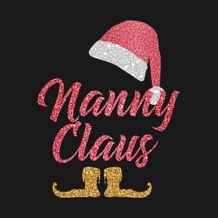 Funny Santa Nanny Claus Merry Christmas Gifts for Men Women T-Shirt