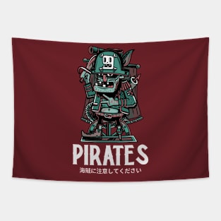 Eccentric Pirate, Urban Style Tapestry