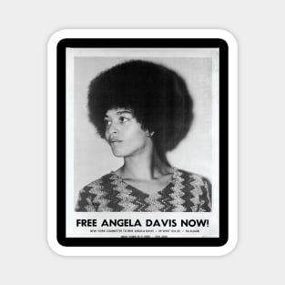 Angela Davis, Black History, Black Woman, Black Lives Matter Magnet