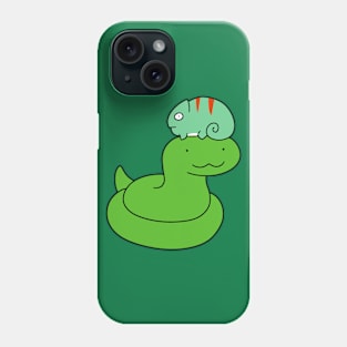 Snake and Little Chameleon Phone Case