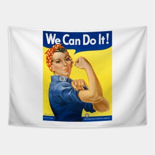 We Can Do It! Rosie the Riveter Vintage WPA Tapestry