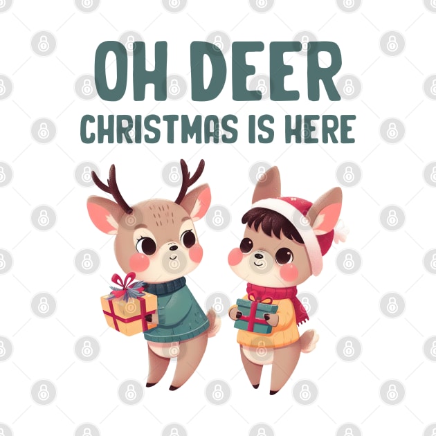 Oh Deer Christmas is Here by Takeda_Art