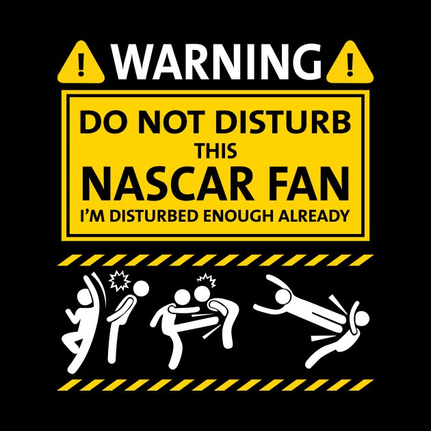 Warning Do Not Disturb This NC Fan by TeeWind