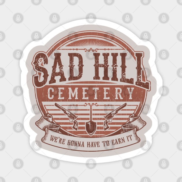 Sad Hill Cemetery Magnet by dustbrain