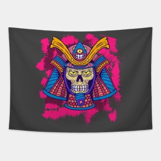 Skull samurai Tapestry