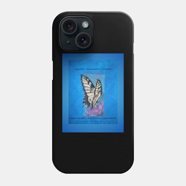 Swallowtail Butterfly Phone Case by KellyMillersArt