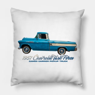 1957 Chevrolet Task Force Cameo Carrier Pickup Truck Pillow