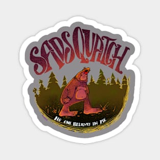 Sadsquatch Magnet