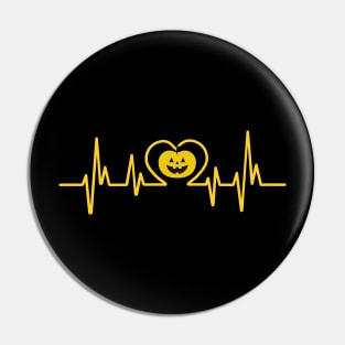 Halloween Pumpkin Heartbeat - I Pin