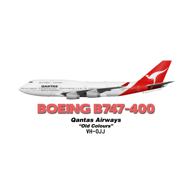 Boeing B747-400 - Qantas Airways "Old Colours" by TheArtofFlying