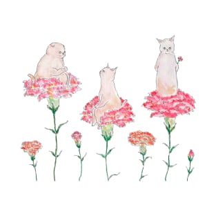 Flower Kittens T-Shirt