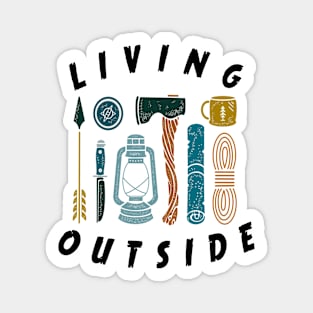 Living Outside Magnet