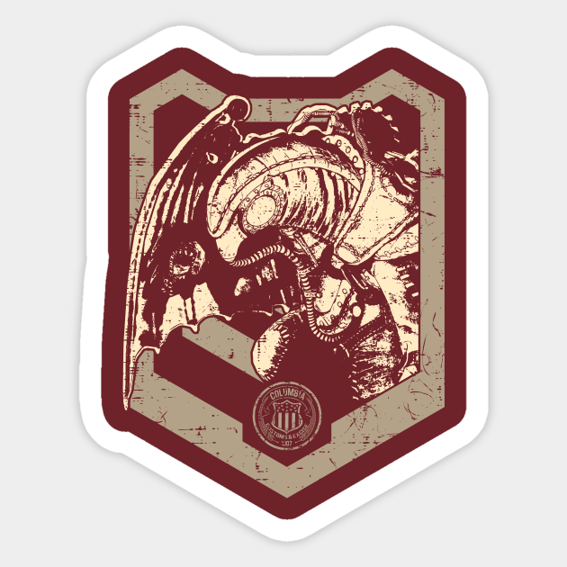Bioshock Infinite Songbird Bioshock Infinite Sticker Teepublic Bioshock Infinite Songbird Bioshock Infinite Sticker Teepublic