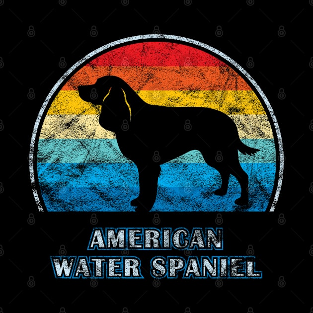 American Water Spaniel Vintage Design Dog by millersye