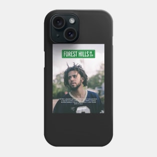 J Cole – 2014 Forest Hills Drive | Tracklist Poster Phone Case